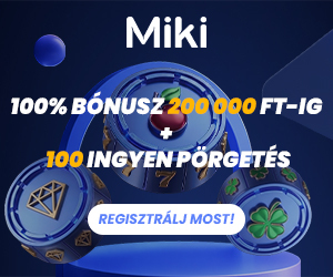 Miki Kaszinó Üdvözlő Ajánlat