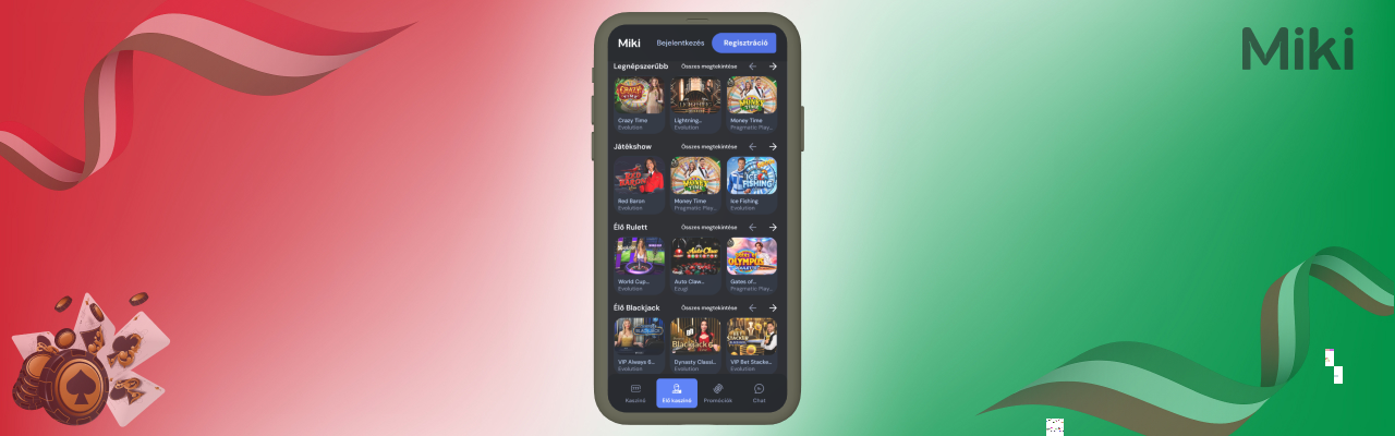 Miki casino app