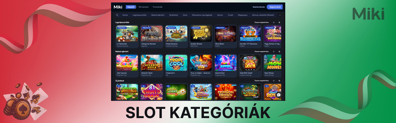 Miki casino nyerogepek