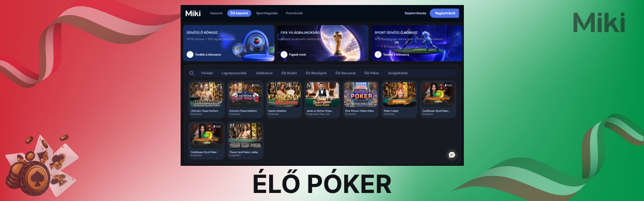 Miki elo poker